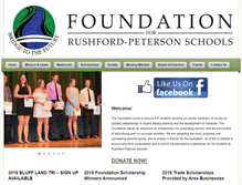 Tablet Screenshot of foundationforr-pschools.org